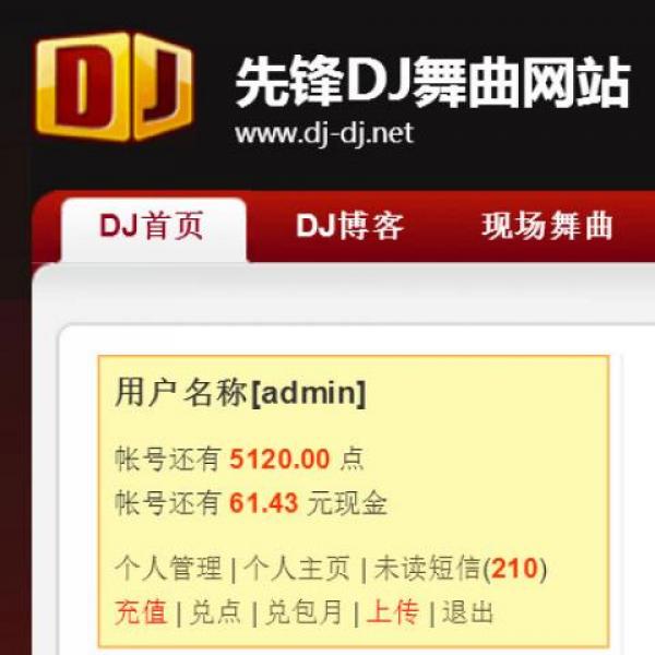 先锋DJ微信支付20元充值（24点）